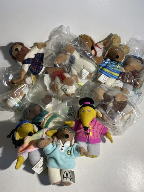 McDonalds The Wombles Happy Meal Spielzeug 12er Set 1999 Vintage