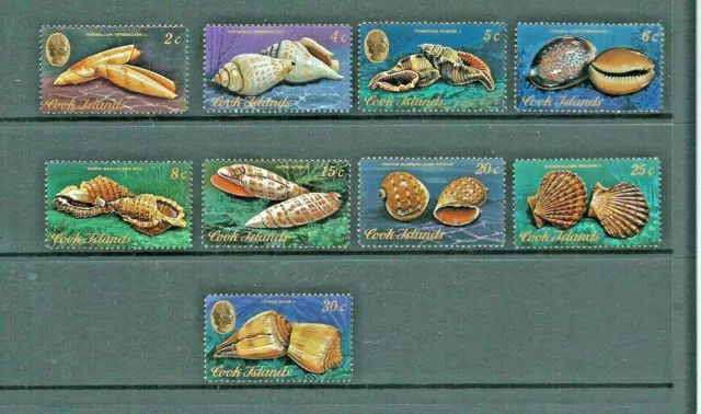 1974 Sea Shells Part set of 9 Mint Unhinged/Never Hinged