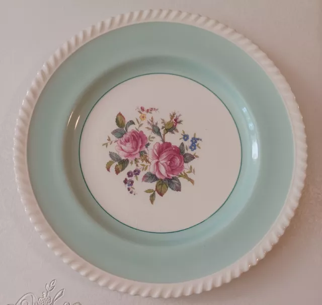 Windsor Ware- Cabbage Rose  Plate- 9" - Johnson Bros. England.