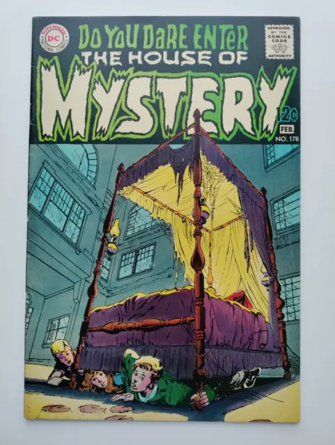 House Of Mystery #178 Neal Adams Cover And Interior Art Dc Comics 1969 Fn