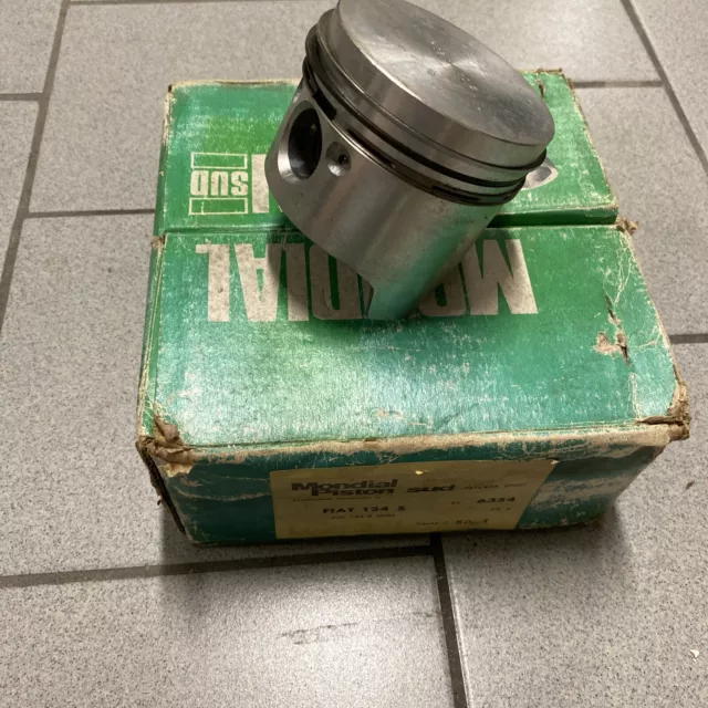 SERIE COMPLETA PISTONI FIAT 124 S mot. 124B 2000 80,4 MONDIAL PISTON