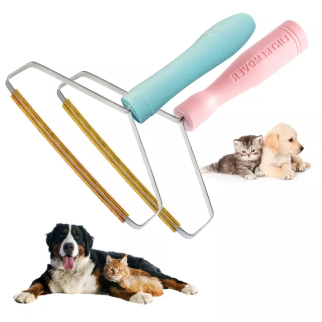 Dog Cat Hair Remover Scraper Uproot Clean Cleaner Pro 2 Colors Pet Hair Remover