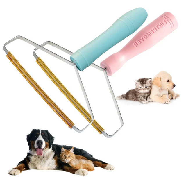 Dog Cat Hair Remover Scraper Uproot Clean Cleaner Pro 2 Colors Pet Hair Remover