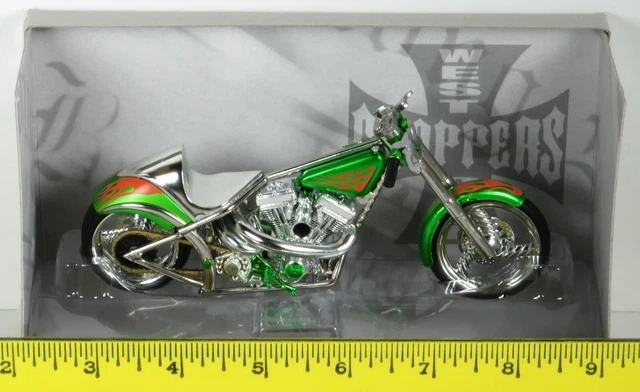 Muscle Machines Jesse James El Diablo II West Coast Choppers WCC 1:18 Green #10