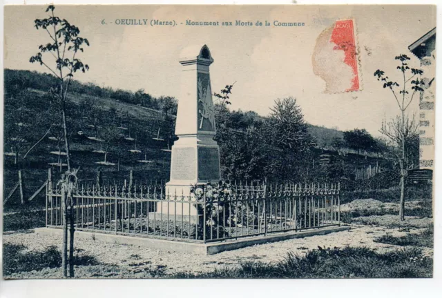 OEUILLY - Marne - CPA 51 - le monument aux Morts