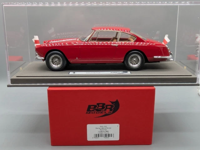 1:18 BBR Ferrari 250 GTE 2+2 – Pace Car Le Mans 1960, Avec écrin De Présentation