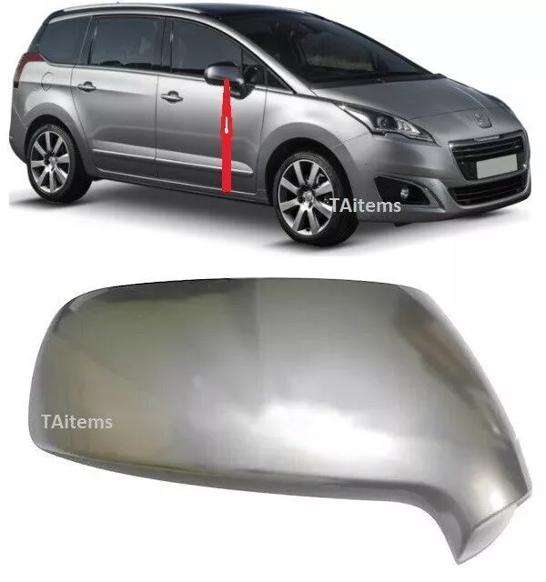 Couvercle De Rétroviseur Côté Droit Chrome Pour Peugeot 5008 2009-2017