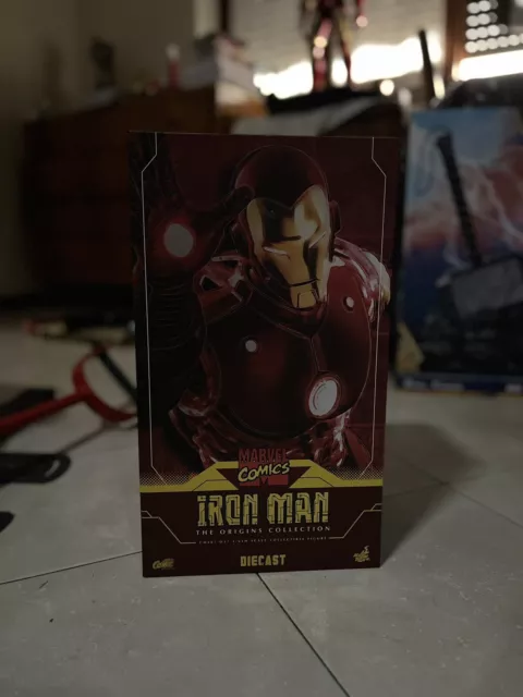 MARVEL Origins Collection Comic - Iron Man 1/6 Action Figure 12" Hot Toys
