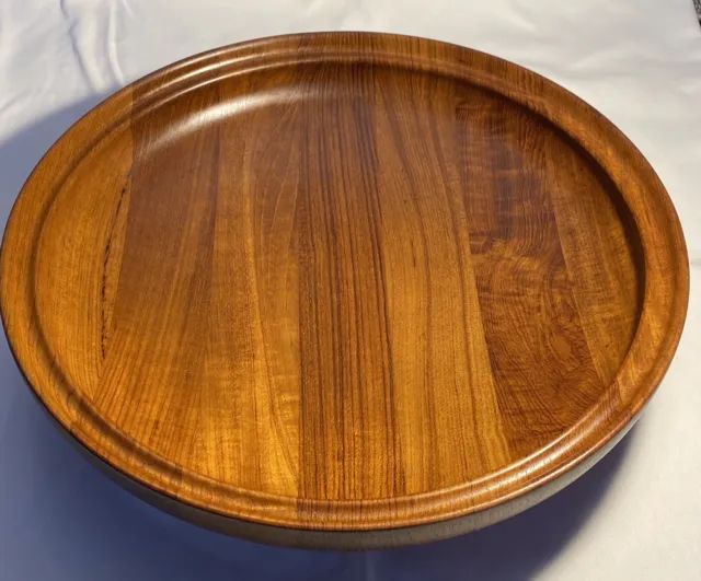 Georg Jensen MCM Danish TEAK Wood BOWL Designed by Henning Koppel Minty