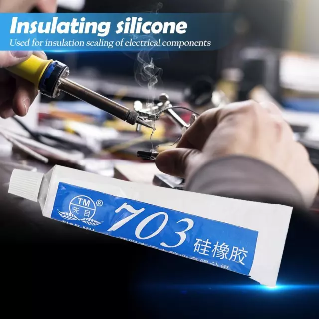 Adesivo sigillante in gomma siliconica liquida resistente alle alte temperature (703)