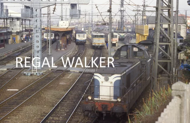 Original 35Mm Sncf French Railway Slide Various Traction Toulouse 1986