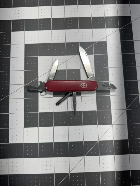 Victorinox Tinker Swiss Army Pocket Knife 91MM - Red - Dull - 6193