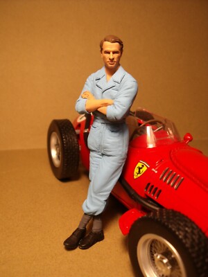 FIGURINE 1/18  HERMANN  LANG  VROOM  NOT PEINT  FOR  CMC  SPARK  MINICHAMPS  CMR 