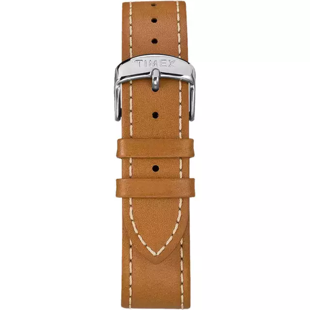 Timex Weekender 40mm Mens Watch - Tan Leather Strap w/Blue Dial [TW2R425009J] 3