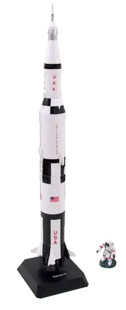 NASA NR20405D Space Adventure Saturn V Apollo Rocket Model 1/300 Astronaut Set