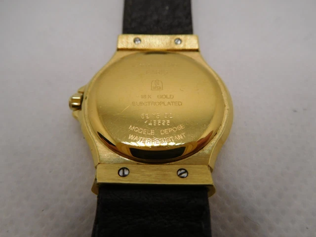 Christian Dior quartz womens watch 18K electroplated(70412-21995) 15