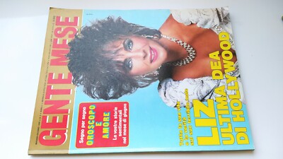 GENTE Mese_Maggio 1990_LIZ TAYLOR photo-story _ultima dea di Hollywood 