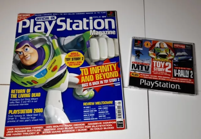 Official UK PlayStation Magazine January 2000 Issue 54 With Demo Disc Toy Story