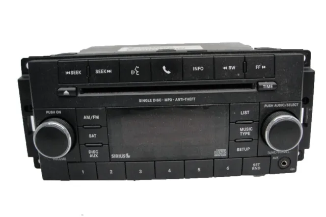 08-19 JEEP DODGE CHRYSLER Radio OEM CD Player Sirius UConnect PLUG&PLAY W/CODE