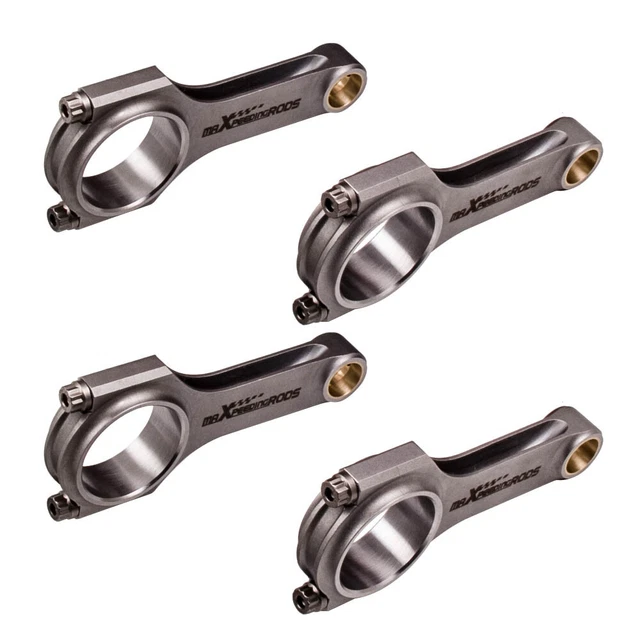 4340 EN24 Forged Steel H-Beam Conrods 4x For Triumph Spitfire 1500 Late 1300