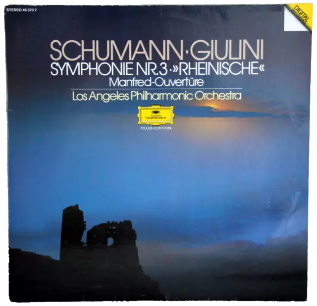 12" Vinyl - SCHUMANN Symphonie Nr.3 Rheinische - Giulini