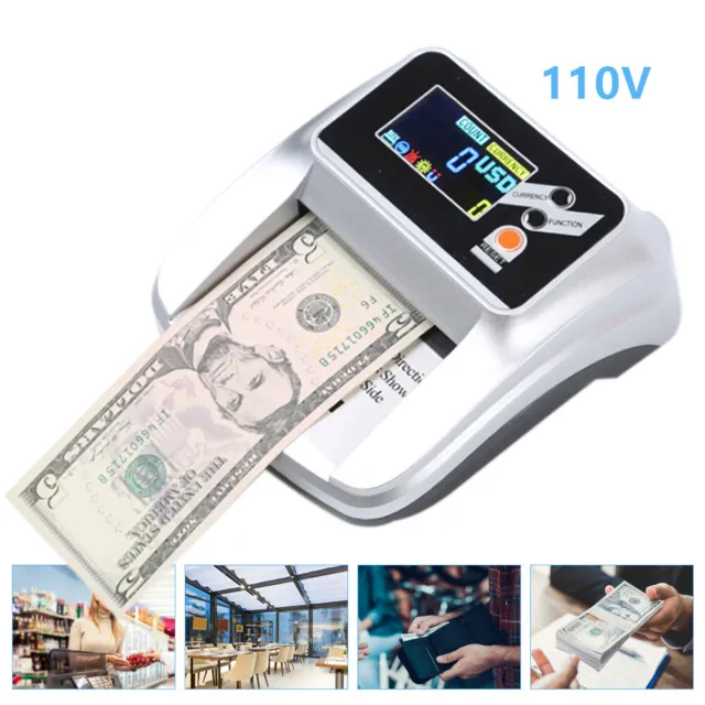 Money Checker Bill Currency Counter Counterfeit Bill Detector equipment UV MG