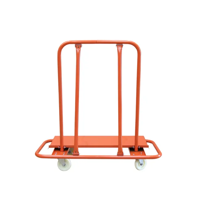 Heavy Duty Drywall Sheet Cart & Panel Dolly Load 720KG w/ 4 Swivel Wheels Orange 3