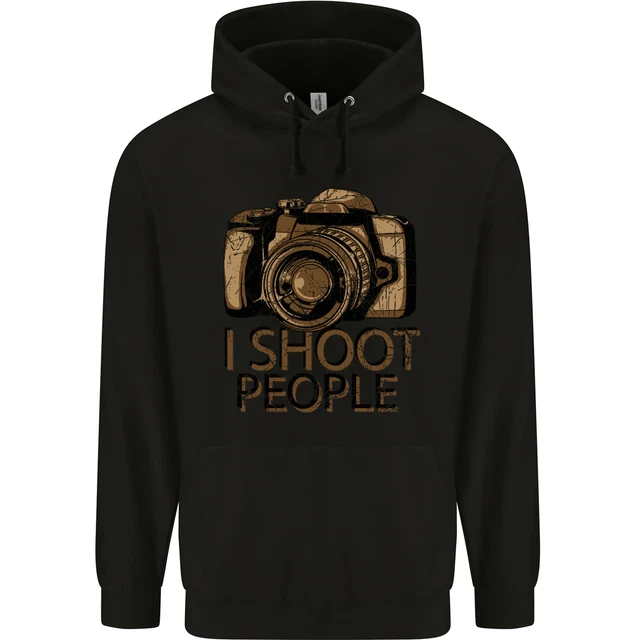 Fotografia I Shoot Persone Fotografo Bambini Felpa con Cappuccio
