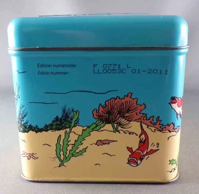 Tintin - Boite à gâteaux rectangulaire Delacre - Le Sous Marin de Rackham le rou 3