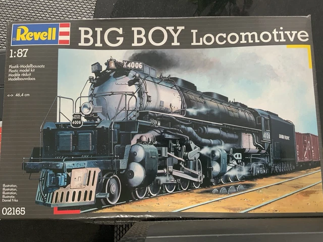 Scale O Model Train Kit REVELL 02165 BIG Boy Locomotive 1:87 Scale Model Train Kit £21.50 ...