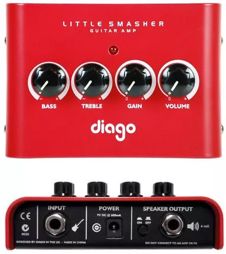 Diago Little Smasher Amplificatore per chitarra 5 Watt - Testa amplificatore a pedale!