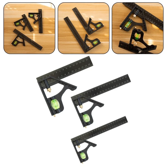 Règle Carrée En Aluminium 3D, Flexible Et Multi-angles, Un Must Pour Menuisier