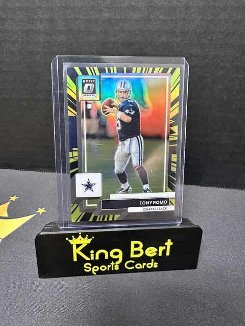 2022 Optic Donruss Tony Romo 36/65 Yellow Electric Cowboys #57