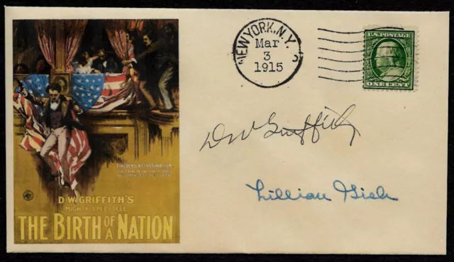 1915 Birth of a Nation Featured on Ltd. Edition Collector Envelope OP1305