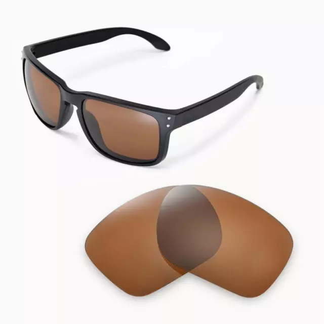 Walleva Replacement Lenses for Oakley Holbrook Sunglasses - Multiple Options