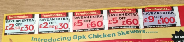 Farm foods £24 Off Vouchers