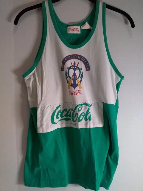 Open Water Yacht Club Vintage Coca-Cola Tank sz M