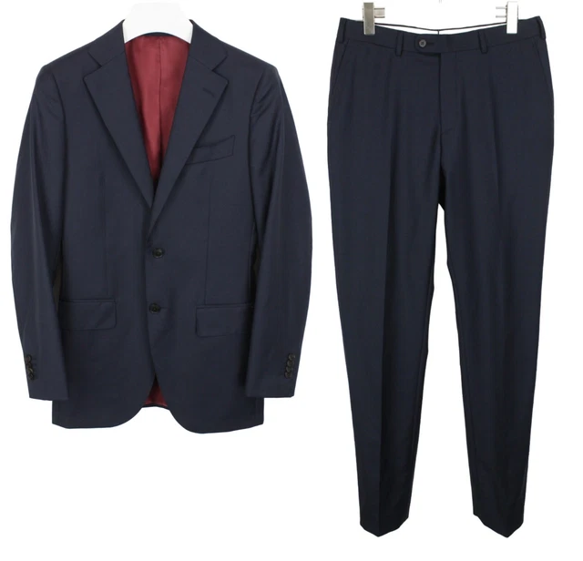 Costume Homme Suitsupply La Spalla/Brescia - Taille UK 38/36S, Laine Rayée, 2 Pièces, Occasion Très Bon état