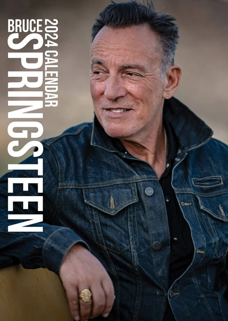 BRUCE SPRINGSTEEN 2024 Calendar - Deluxe Range £6.49 - PicClick UK