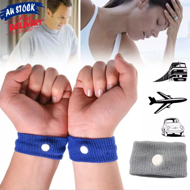 2X Anti Nausea Korjo Plane Motion Car Travel Sickness Band Sick Wristband Sea