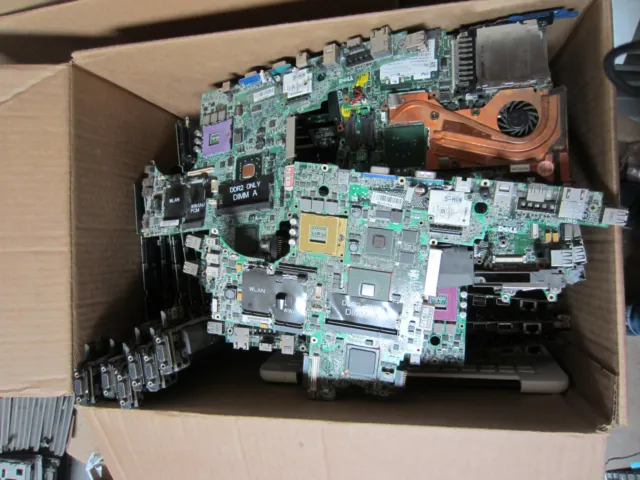 Lot of 40 pcs Laptop motherboards for  scrap metals parts Gold Silver Recovery