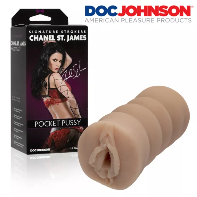 Doc Johnson Pornstar Chanel St. James Pocket Masturbator for Men Signature Star