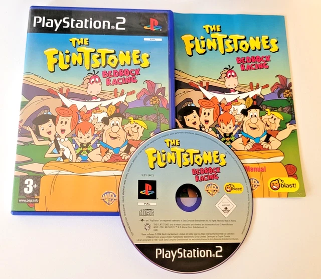 Jeu PS2 The Flintstones: Bedrock Racing - Édition PAL Française, état Correct
