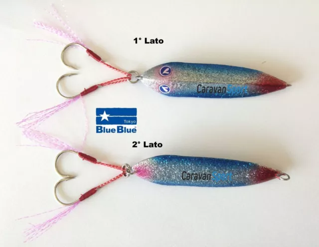 Artificiale Sea Ride Jig Col 09 Metal 40 Gr Blueblue Japan Fishing Blue Blue