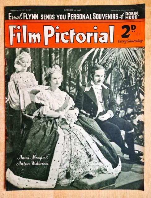 Film Pictorial Magazine 15 October 1938 Robin Hood Laurence Olivier Anna Neagle