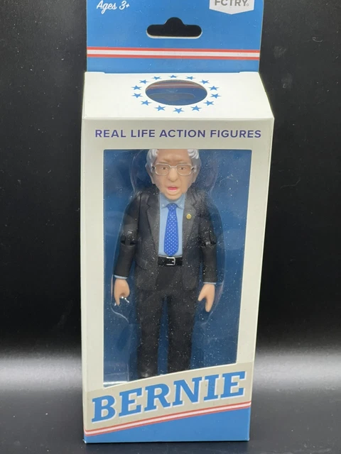 Bernie Sanders 6” Political Vinyl Action Figure FCTRY. Feel the Bern 2016 NEW