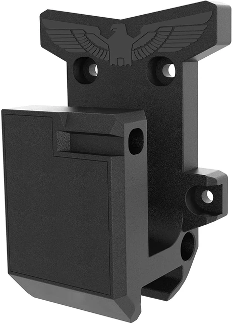 Rifle Gun Rack Wall Mount With Mag Holder Floating Display Hanger Safe Storage