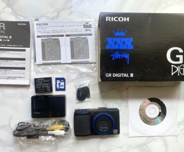 RICOH GR DIGITAL3 × STUSSY Limited 500 Kit w/Box Excellent