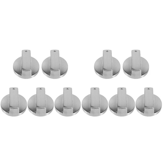 10 Pcs Bouton De L'interrupteur En Métal Du Poêle Boutons De Cuisinière À