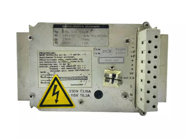 Zentro-Elektrik Pforzheim GTN 300-24-5 90109760 Alimentation Électrique